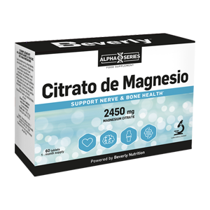 BEVERLY NUTRITION CITRATO DE MAGNESIO 60 Tabs - 2450 mg
