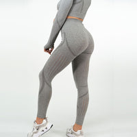 Leggings largo color GRIS efecto PUSH UP