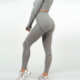 Leggings largo color GRIS efecto PUSH UP