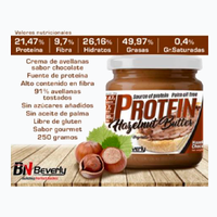 BEVERLY NUTRITION Crema de Avellana Proteica Chocolate 250g